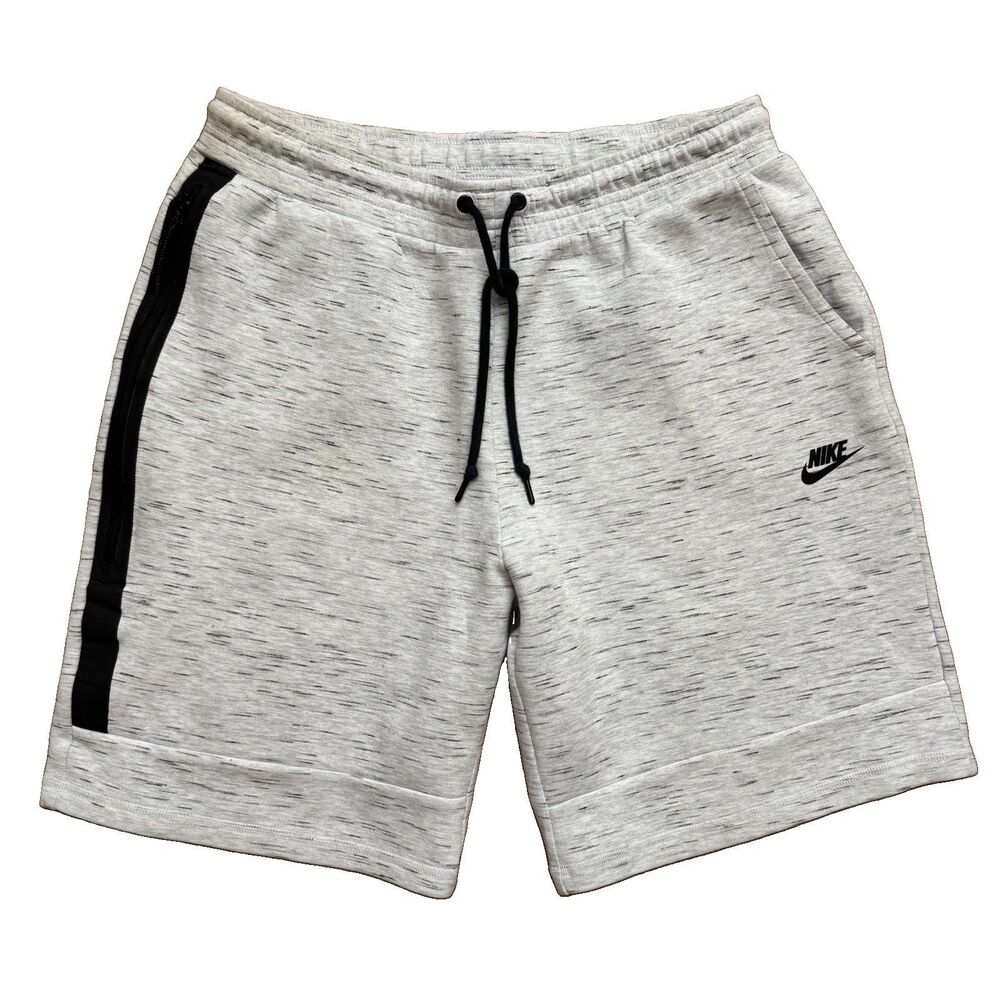 Nike OG Tech Fleece Sweat Shorts Birch Heather Mens Size XL Fitness Authentic